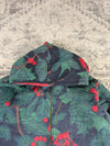 Veste en tapisserie design unique vintage fait main upcyclé retravaillé tissé taille XL n•742