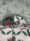Veste en tapisserie design unique vintage fait main upcyclé retravaillé tissé taille XL n•743