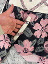 Veste en tapisserie design unique vintage fait main upcyclé retravaillé tissé taille XL n•744