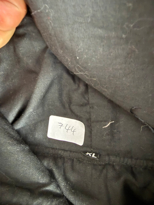Veste en tapisserie design unique vintage fait main upcyclé retravaillé tissé taille XL n•744