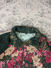 Veste en tapisserie design unique vintage fait main upcyclé retravaillé tissé taille XL n•746