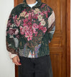Veste en tapisserie design unique vintage fait main upcyclé retravaillé tissé taille XL n•746