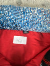 Veste en tapisserie design unique vintage fait main upcyclé retravaillé tissé taille XL n•751
