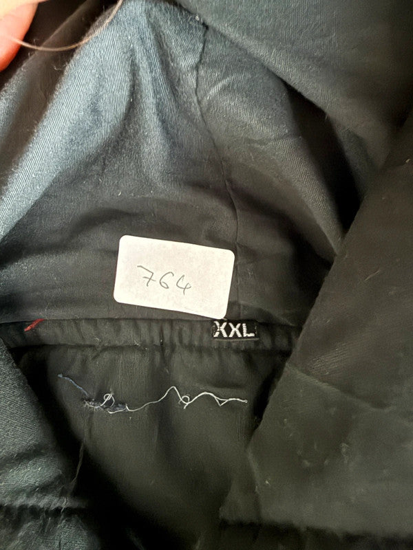 Veste en tapisserie design unique vintage fait main upcyclé retravaillé tissé taille XXL n•764