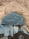 Veste en tapisserie design unique vintage fait main upcyclé retravaillé tissé taille XXL n•765