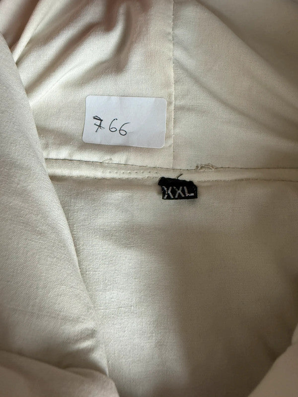 Veste en tapisserie design unique vintage fait main upcyclé retravaillé tissé taille XXL n•766