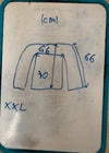 Veste en tapisserie design unique vintage fait main upcyclé retravaillé tissé taille XXL n•768