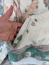 Veste en tapisserie design unique vintage fait main upcyclé retravaillé tissé taille XXL n•768