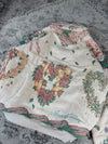 Veste en tapisserie design unique vintage fait main upcyclé retravaillé tissé taille XXL n•768