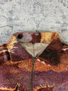 Veste en tapisserie design unique vintage fait main upcyclé retravaillé tissé taille XXL n•770