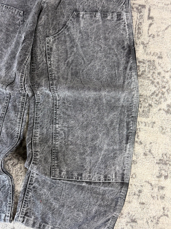 Pantalon double knee baggy jean large balloon streetwear JNCO y2k vintage hip-hop taille 32US n•789
