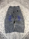 Pantalon double knee baggy jean large balloon streetwear JNCO y2k vintage hip-hop taille 32US n•789