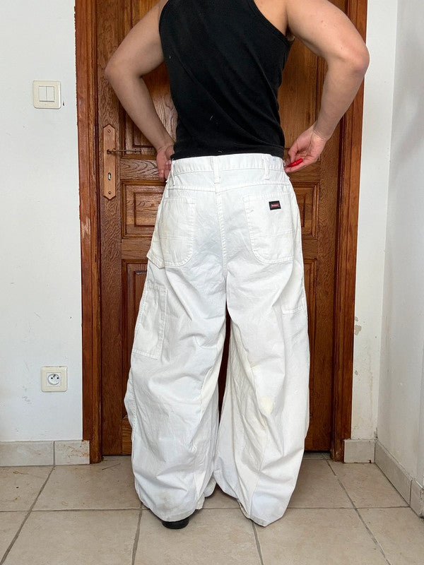 Pantalon baggy jean large Japanese balloon streetwear JNCO y2k vintage hip-hop taille 36X30 US n•788