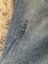 Pantalon baggy jean large Japanese balloon streetwear JNCO y2k vintage hip-hop taille S n•787