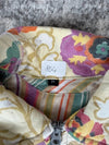 Veste en quilt crop style sportswear design unique vintage fait main upcyclé retravaillé n•804