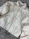Veste en quilt crop style sportswear design unique vintage fait main upcyclé retravaillé n•806