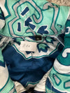 Veste en quilt crop style sportswear design unique vintage fait main upcyclé retravaillé n•811