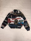 Veste harrington en tapisserie design unique fait main upcyclé retravaillé et tissé taille M n•827
