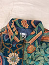 Veste Harrington en tapisserie design unique fait main upcyclé retravaillé et tissé taille M n•831