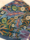 Veste Harrington en tapisserie design unique fait main upcyclé retravaillé et tissé taille M n•831