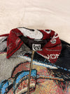 Veste Harrington en tapisserie design unique fait main upcyclé retravaillé et tissé taille S n•832