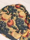 Veste Harrington en tapisserie design unique fait main upcyclé retravaillé et tissé taille L n•834