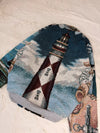 Veste Harrington en tapisserie design unique fait main upcyclé retravaillé et tissé taille S n•845