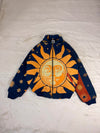 Veste Harrington en tapisserie design unique fait main upcyclé retravaillé et tissé taille S n•847