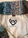 Veste Harrington en tapisserie design unique fait main upcyclé retravaillé et tissé taille S n•848