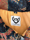 Veste Harrington en tapisserie design unique fait main upcyclé retravaillé et tissé taille M n•853