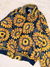 Veste Harrington en tapisserie design unique fait main upcyclé retravaillé et tissé taille XS n•857