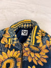 Veste Harrington en tapisserie design unique fait main upcyclé retravaillé et tissé taille XS n•857