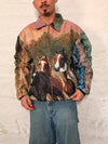 Veste Harrington en tapisserie design unique fait main upcyclé retravaillé et tissé taille L n•860