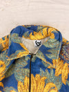 Veste Harrington en tapisserie design unique fait main upcyclé retravaillé et tissé taille L n•863
