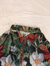 Veste Harrington en tapisserie design unique fait main upcyclé retravaillé et tissé taille XXL n•868