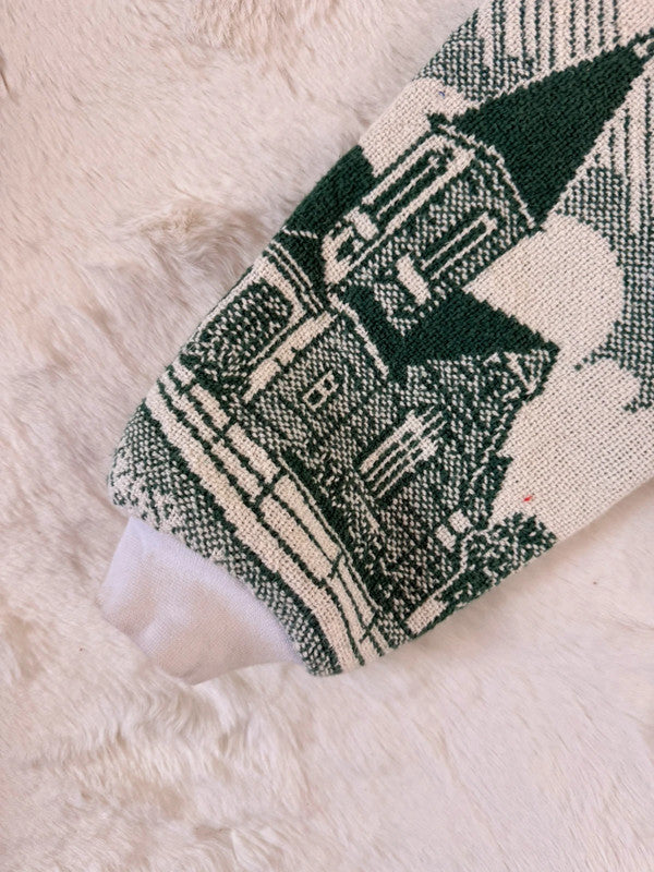 Veste Harrington en tapisserie design unique fait main upcyclé retravaillé et tissé taille L n•872