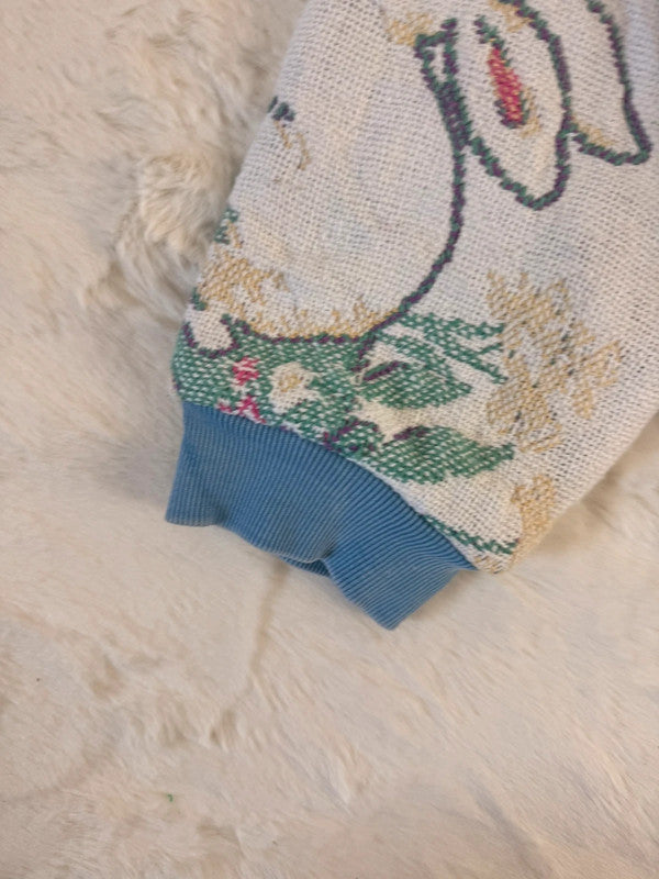 Veste Harrington en tapisserie design unique fait main upcyclé retravaillé et tissé taille XL n•890