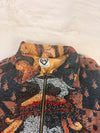Veste Harrington en tapisserie design unique fait main upcyclé retravaillé et tissé taille M n•891