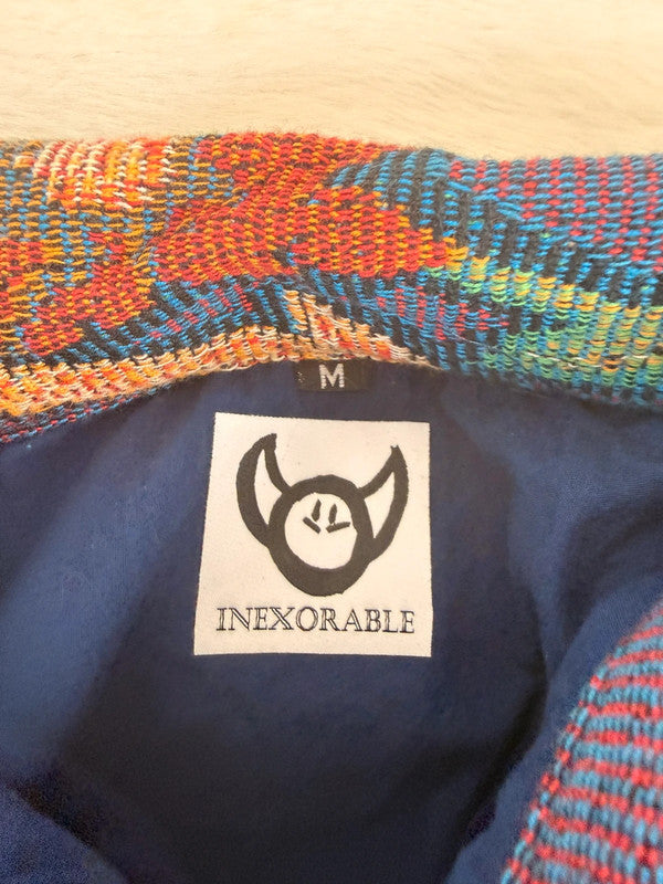 Veste Harrington en tapisserie design unique fait main upcyclé retravaillé et tissé taille M n•892