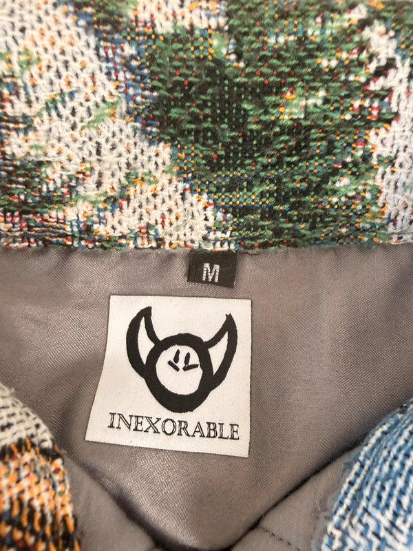 Veste Harrington en tapisserie design unique fait main upcyclé retravaillé et tissé taille M n•894