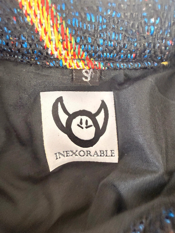 Veste Harrington en tapisserie design unique fait main upcyclé retravaillé et tissé taille S n•906