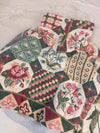 Veste à capuche en tapisserie design unique fait main upcyclé retravaillé et tissé taille L n•910