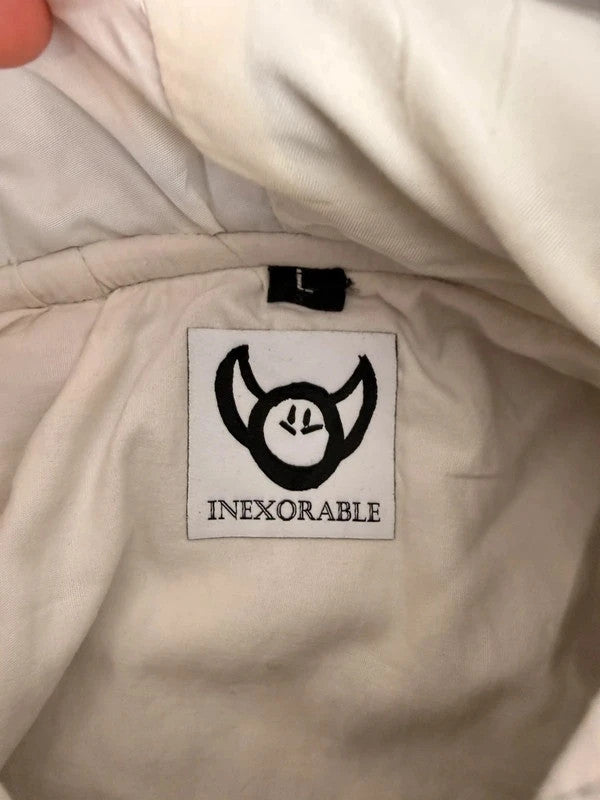 Veste à capuche en tapisserie design unique fait main upcyclé retravaillé et tissé taille L n•916