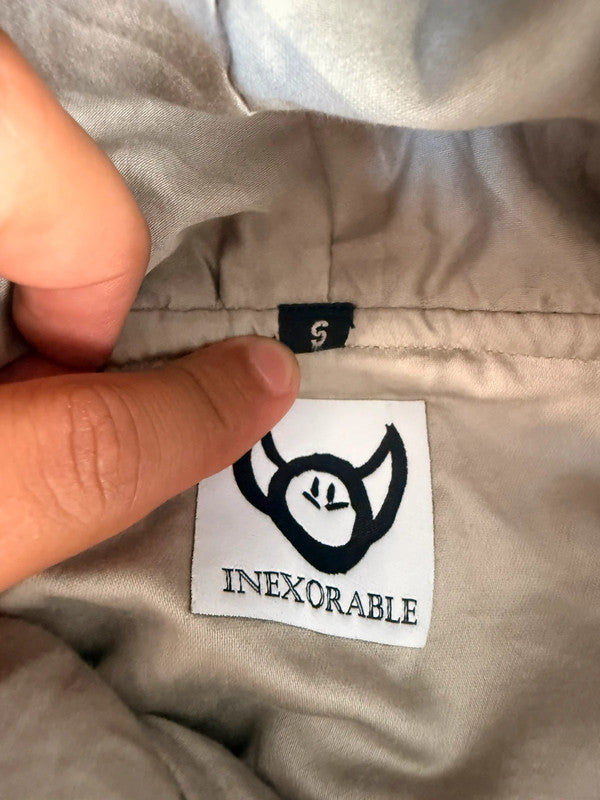 Veste à capuche en tapisserie design unique fait main upcyclé retravaillé et tissé taille S n•925