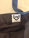 Sac à main en jean design unique fait main upcyclé retravaillé taille unique n•930