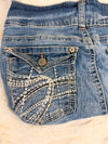 Sac à main en jean design unique fait main upcyclé retravaillé taille unique n•937