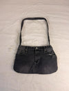 Sac à main en jean design unique fait main upcyclé retravaillé taille unique n•947