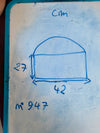 Sac à main en jean design unique fait main upcyclé retravaillé taille unique n•947