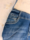 Sac à main en jean design unique fait main upcyclé retravaillé taille unique n•948