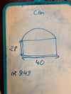 Sac à main en jean design unique fait main upcyclé retravaillé taille unique n•949